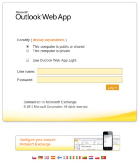 Outlook Web App (OWA)